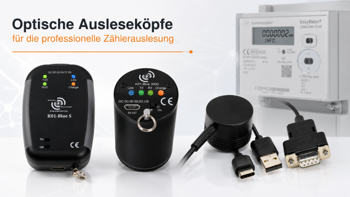 Optische Ausleseköpfe für die professionelle Zählerauslesung